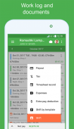 Green Timesheet - shift work log and payroll app (Unreleased) screenshot 5