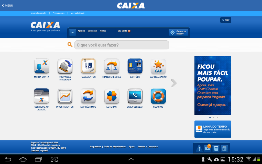 CAIXA para Tablets | Download APK for Android - Aptoide