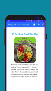 30 Day Raw Food Diet Plan screenshot 1