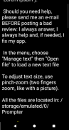 A Prompter for Android screenshot 1