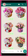 WAStickerApps💐adesivos de flores, adesivo de rosa screenshot 6