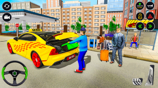 US Taxi Car Driving Simulator screenshot 2