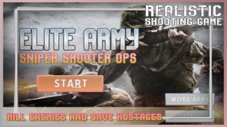Elite Army Sniper Shooter Ops screenshot 5