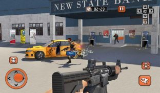 बैंक डाकू नकद सुरक्षा वैन: पुलिस और लुटेरों 3D screenshot 16