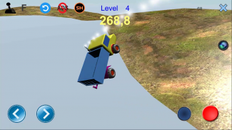 Hill climb truck - racing car. screenshot 4