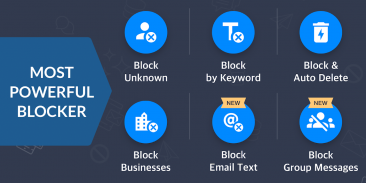 Block Text, SMS, Spam Blocker - Key Messages screenshot 2