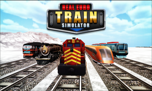 Real Euro Train Simulator - Christmas Special Game screenshot 0
