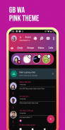 GB WA Mod Pink Fanatic APK App screenshot 4