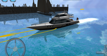 3D Parcheggio Barca Corsa Sim screenshot 1