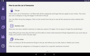 Jar of Awesome - Mindful life diary app screenshot 12