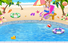 Princesa piscina y playa Party screenshot 2
