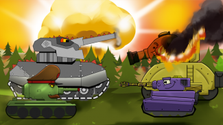 Merge Tanks 2: KV-44 Tank War screenshot 1