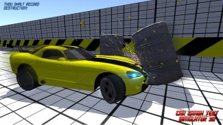 車のクラッシュテストシミュレータ3D screenshot 1