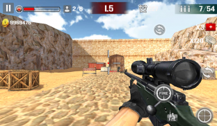 Sniper schießen Feuer War screenshot 2