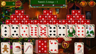 Santa's Christmas Solitaire TriPeaks screenshot 0