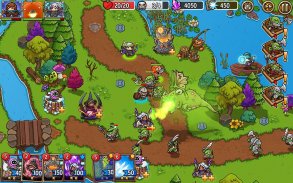 Crazy Defense Heroes: Tower Defense Strategy TD screenshot 1