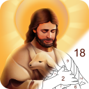 Bible Color - Color by Number Icon
