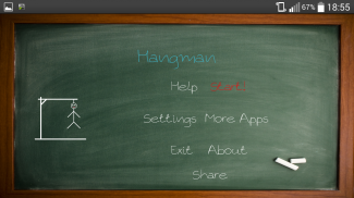 Hangman on Blackboard screenshot 6