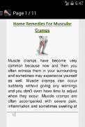 Muscular Cramps Home Remedies screenshot 0