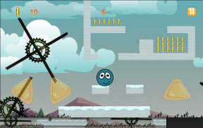 Blue Ball Adventure - Ball in Jungle Adventures screenshot 1