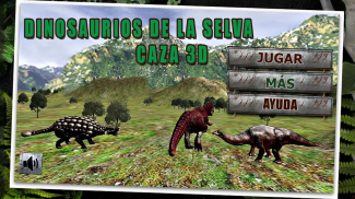 Caza de los dinosaurios de la selva - 3D screenshot 0