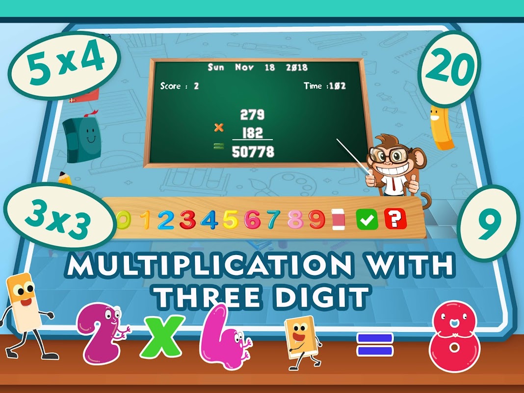 Download do APK de Jogos matemática multiplicação para Android