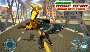 Super Vice Town Rope Hero: Crime Simulator screenshot 4
