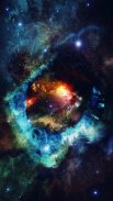 Neon Galaxy APUS Live Wallpaper screenshot 2