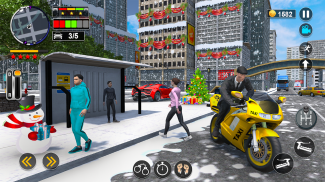 Superhero Moto Rider Bike Taxi screenshot 3