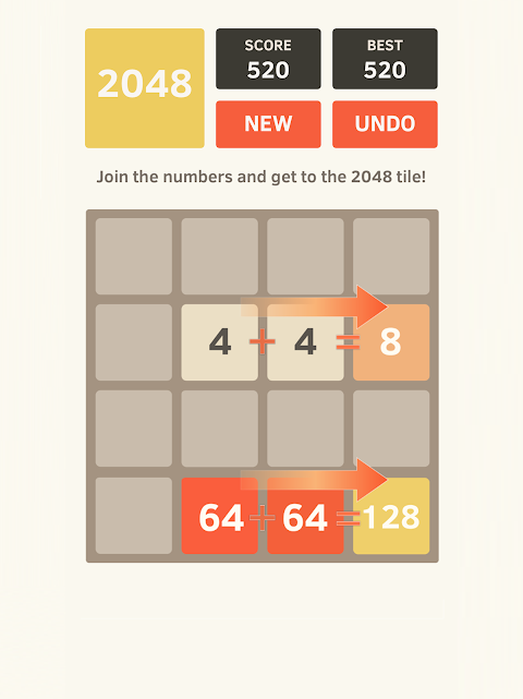 2048 Clássico · Jogo de deslizar peças::Appstore for Android