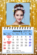 Calendar Photo Frame 2018 screenshot 0