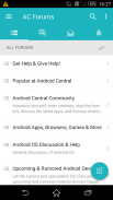 Android Central Forums screenshot 1