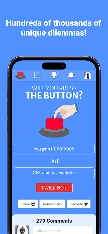 Will You Press The Button? (@.willyoupressthebutton)