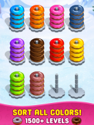 Donut Hoop Stack 3d Color Sort screenshot 1