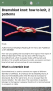 How to knit knots screenshot 5