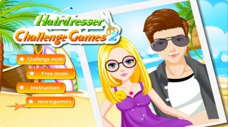 Hairdresser Challenge Games 2 screenshot 0