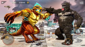 Monster Dinosaur Rampage Game screenshot 0