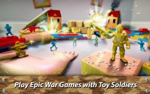 🔫 Comandante de Brinquedos: Army Men Battles screenshot 0