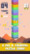 Towersplit: Stack & match colors to score! screenshot 0