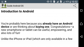 Guide to Android OS screenshot 4