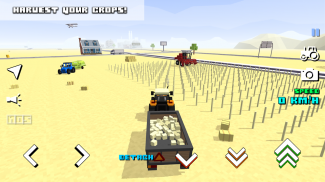 Blocky Farm Racing & Simulator - tanah pertanian screenshot 2