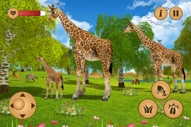 Giraffe Family Life Jungle Sim screenshot 1