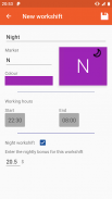 Work Shift Shedule - Calendar screenshot 5