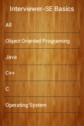Interviewer - SE Basics screenshot 0