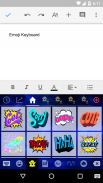Neon Smoke Emoji Gif Keyboard Wallpaper screenshot 1