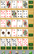 Poker Solitaire card game. screenshot 1