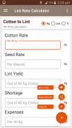 Cotton Ginning Calculator screenshot 6