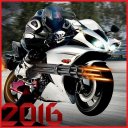 Motorrad-Rennfahrer 2016