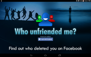 Who unfriended me? screenshot 0