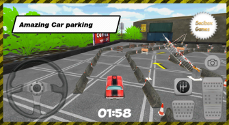 Extreme Red Car Parking screenshot 8
